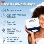 Face Towel Biodegradable Large Clean Skin Club Towels for sale