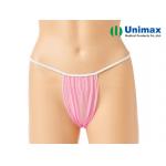 Nonwoven String SPA Disposable G-string For Male Black Color for sale