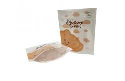 China Custom Printed Plastic Biscuit Packaging Bags With Ziplock Plantain Chips Cookie Package Pouch supplier