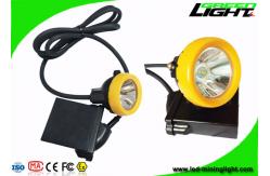 China Cree Source LED Mining Light IP68 10000lux 6.6Ah Battery With Silicon Button supplier