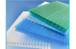 China UV Protective Polycarbonate Multilayers Hollow Plastic Sheet With B1 Fire Rate supplier
