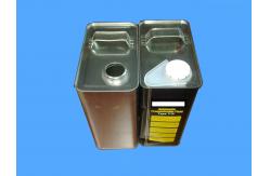 China 3L Automotive Paint Cans 0.22mm Large Rectangular Tin Containers supplier