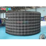 Portable Curved Inflatable Photo Booth Backdrop Wall For Exhibition