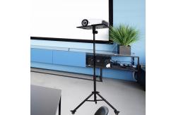 China Book Computer Adjustable Projector Tripod Stand With Wheels supplier
