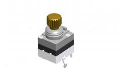 China Re8342m 8mm Incremental Rotary Encoder With 1.0mm Push Button supplier