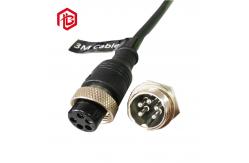 China Black 5 Pin IP68 Metal Waterproof Plug And Socket supplier