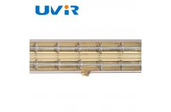China 1500w Twin Tube Quartz Halogen Lamp , Edge Banding Machine Heating Emitters supplier