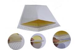 China White 2 layer Eco Friendly Padded Mailers With Bubble Shape supplier