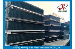 China PVC Dipped Coating With RAL7016 Welded Wire Mesh Fence For Science Zone supplier