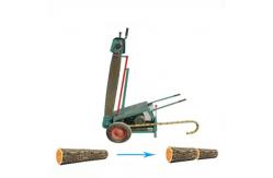 China Mobile Chain Sawmill For Big Logs Timber Cutting Vertical Cutting Wood Slasher supplier