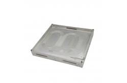China Aluminium Optical Fiber 800W Liquid Cooling Plate Double Plate Friction Welding supplier