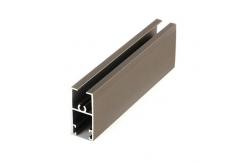 China 6063 Bronze Anodized Sliding Windows Aluminum Profiles Frame supplier