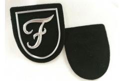 China Promotional Silver Tpu Logo Raised Custom Pvc Patches No Minimum supplier