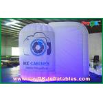 Inflatable Led Photo Booth Circular Shaped Inflatable Photo Booth Fire-Proof Oxford Cloth for sale