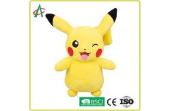 China 12 Pikachu Stuffed Animal Embroidery with handcraft supplier