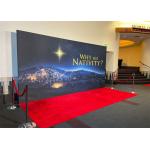 Full Color P4 P5 LED Video Wall Screen Advertising LED Billboard For Indoor Stadium Supermarket for sale