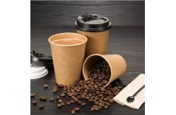 China Bio-Degradable PE Coating Takeaway kraft Paper Cups For Hot/Cold Drinking supplier