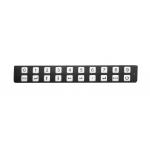 Ruggedized Ip65 20 Keys Black Gate Keypad 304 Stainless Steel for sale