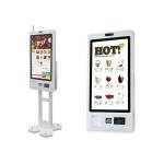 Android Payment Terminal Kiosk Wall Mounted Restaurant Food Ordering Terminal