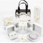 Necklace Luxury Jewelry Packaging Box Biodegradable Debossed for sale