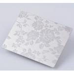Durable Ss304 Mirror Embossed Stainless Steel Sheet For Signage And Decorations for sale