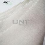 Wool Necktie Interlining Plain Weave / Polyester Tie Interlining Good Elasticity