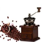 8oz Beech Vintage Hand Crank Manual Coffee Grinder For Espresso for sale