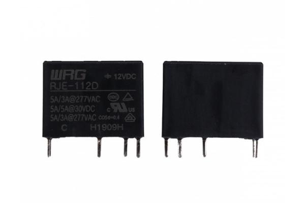 5A 3A 12 Volt SPDT Class A Insulation RJE - 112D Pcb Mount Relay