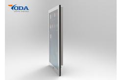 China Square Tablet Smart Mirror , Built In Speaker Touch Screen Bathroom Mirror supplier