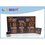 Iron / Steel Frame LED Cricket Scoreboard Remote Control 12 Inch 300mm Digit Height for sale