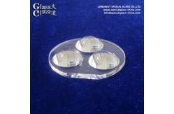 China Custom Borosilicate Glass Beam-shaping LED lens for specialty lighting effects supplier