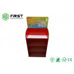 Four Layers Damp Proof Cardboard Retail Display Stands For Advertising