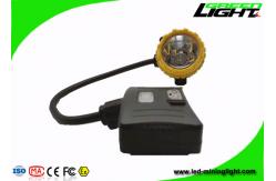 China 6.8Ah Panasonic Battery Rechargeable LED Headlamp With Low Power Warning Safety Rope supplier