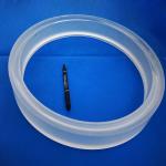 Clear Fused Quartz Tube Semiconductor Synthetic Fused Silica Flange for sale