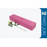 Professional Cardboard Flower Boxes Cylinder / Round Shape With Glossy Lamination for sale