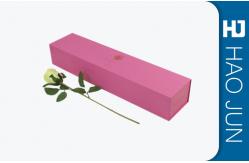 China Professional Cardboard Flower Boxes Cylinder / Round Shape With Glossy Lamination supplier