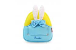 China Rabbit Pattern Cute Toddler Backpacks Pink Adjustable Shoulder Straps supplier