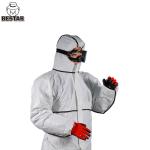 Laminated PP Surgical Disposable Protective Coverall Suit With Colored Bound Seam for sale