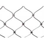 AISI304 60mm*60mm Hole Ferruled Type Wire Rope Mesh For Fence Use for sale