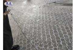 China Stone Filled Wire Mesh Wall Zinc Coated Feature For Coastal Protection supplier