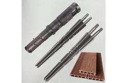 China Conical Twin Screw Extruder Parts For Uniform Plasticizing And Mixing supplier