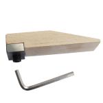 TOKTOS Jeweler Wooden Bench Pin With Anvil Mounting Holder