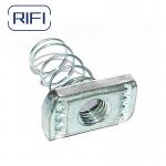 Zinc Stainless Steel Spring Nuts Silver Electroplated Strut Channel Spring Nut for sale
