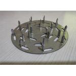 4 Diameter Round Truss Nail Plates 1.0mm Thickness for sale
