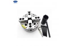 China 4 Jaw Hydraulic Chuck For CNC Lathe Rounter Engraving Milling Machine supplier