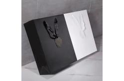 China custom printed Square Bottom Paper Bag Reusable for shopping supplier