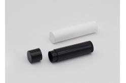 China Plastic Lip Balm Tube 17g Cylinder White Empty Deodorant Stick Container supplier