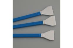 China Class 100 Cleanroom V Shape Knitted Microfiber Camera Sensor Swabs supplier