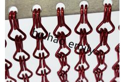 China Customized Decorative Chain Link Fly Screen Curtain Aluminum supplier