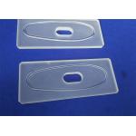 Round Precision Glass Machining Custom Thickness Plate Type Heat Resistant for sale